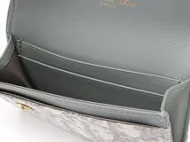 Dior　ディオール　Saddle フラップ カードホルダー　オブリーク ジャカード　カードケース　グレー　S5611CTZQ_M932　（2143000677075）【200】