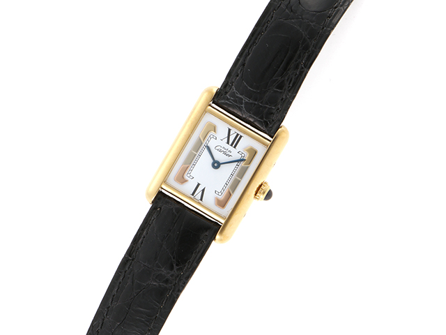 Cartier カルティエ マストタンク ヴェルメイユホワイト