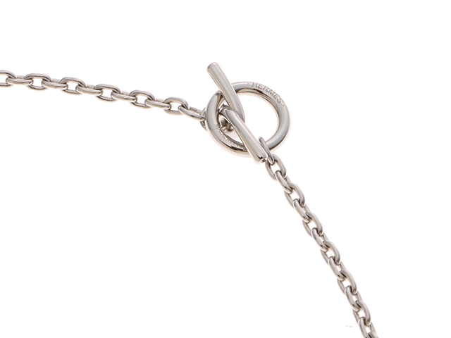 HERMES エルメス アクセサリー ネックレス シェーヌ・ダンクル・ヴュルカニウム H077349FP01 ブラウン メタル 2143000678829【430】