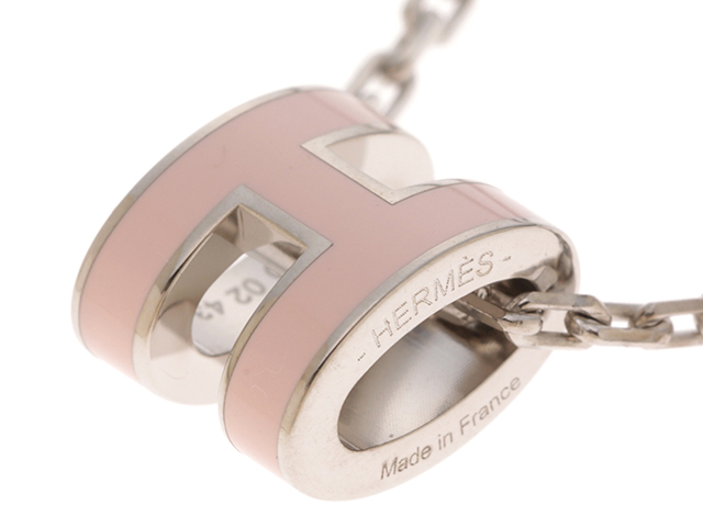 HERMES エルメス ポップアッシュ・ミニネックレス ローズ HERMES エルメス ポップアッシュ・ミニネックレス ローズ