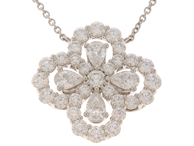 HARRY WINSTON ハリーウィンストン ダイヤモンド ネックレス ループバイハリーウィンストンフルモチーフペンダント ミディアム PT D  7.2g PEDPRPMEL4C【434】 の購入なら「質」の大黒屋（公式）