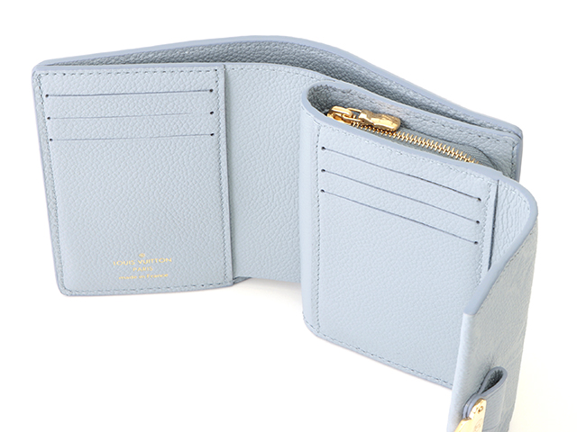 日本限定カラー 未使用級⭐️ルイヴィトン アンプラント メティス コンパクト 水色 LOUIS VUITTON ルイヴィトン ポルトフォイユ・メティス