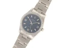 U番1999年並行品 ROLEX ロレックス 腕時計 エアキング 14010 ステンレス ブルー369文字盤 自動巻き【472】SJ