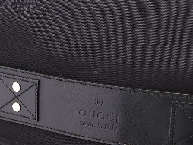 GUCCI ショルダーバッグ ブラック キャンバス 246067 [436
