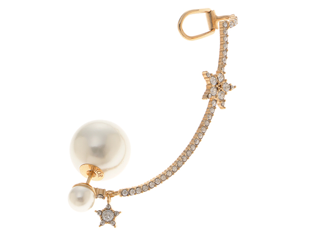 Dior ディオール イヤーカフ ピアス メタル（ゴールドプレート