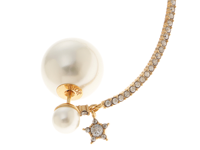Dior ディオール イヤーカフ ピアス メタル（ゴールドプレート