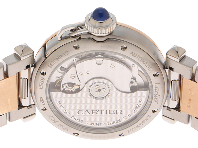 Cartier カルティエ　パシャ　C 自動巻き時計 シルバー カルティエ パシャC 腕時計 時計 カルティエ ステンレススチール