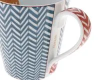 HERMES エルメス　 小物　陶磁器　マグカップ　カバン　シェブロン・ブルー　箱付き　P056231P【472】HA