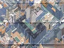 HERMES エルメス カレ90 PANTIN CITY マリン／ベージュ／パルム