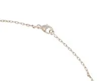 HERMES　エルメス　ポップアッシュ・ミニネックレス　ホワイト　ステンレス　2143000688491　【432】