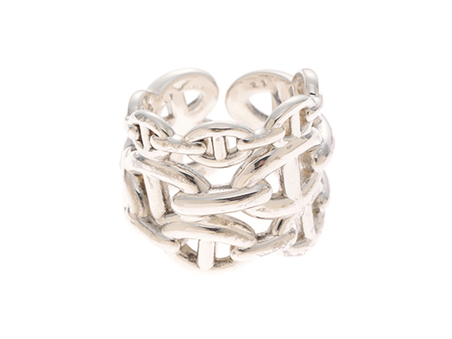 Hermes’ リング　56 エルメス リング シェーヌダンクル アンシェネ #56 SV925 箱 | 東京