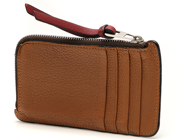 Loewe ロエベ コインカードホルダー 124.12.U04 ブラウン カーフ