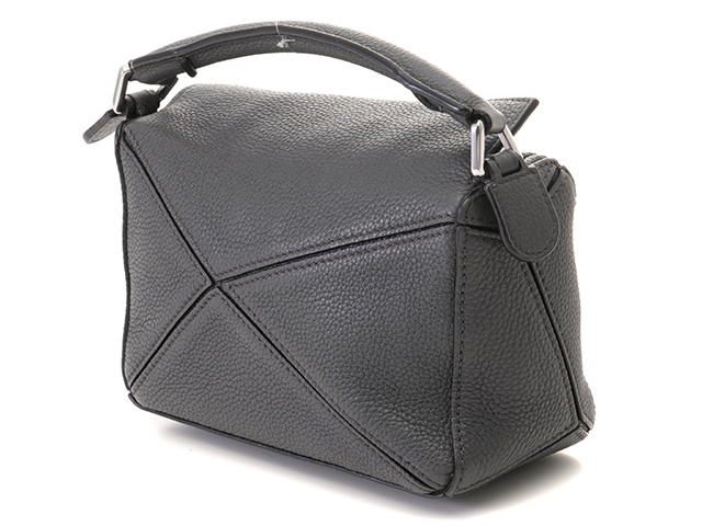 LOEWE ロエベ パズルバッグミニ グレー レザー 【432 LOEWE ロエベ パズルバッグミニ グレー レザー 【432