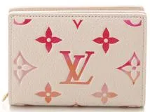 LOUIS VUITTON　ルイヴィトン　ポルトフォイユ・クレア　モノ・アンプラント　サンライズ・アクワレル　M83481【472】YI