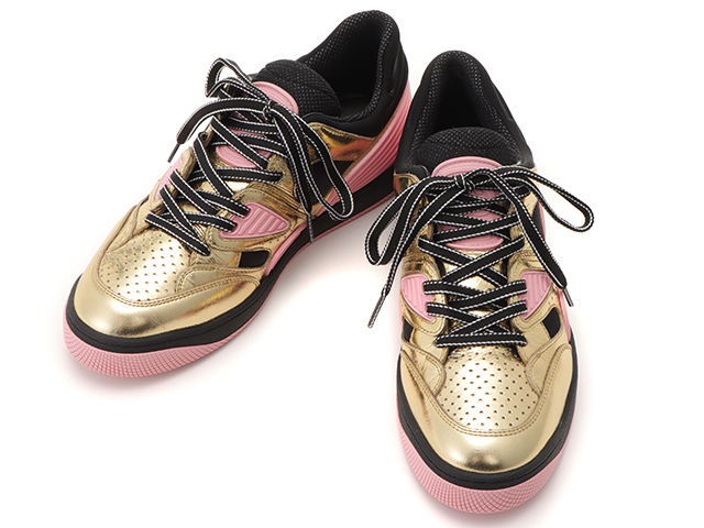 GUCCI ドレス XXV サーモンピンク ブラック 38