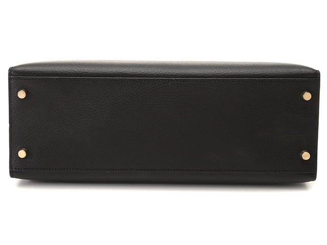 HERMES　エルメス　ケリー32　ブラック　ゴールド金具　アルデンヌ　外縫い　□E刻印　2001年頃製造　【431】2143000694430