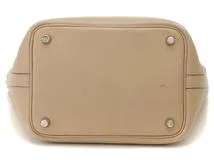 HERMES エルメス ピコタンロックPM ハンドバッグ トレンチ パラジウム(シルバー)金具 トリヨンクレマンス Z刻印 【460】2143000694980