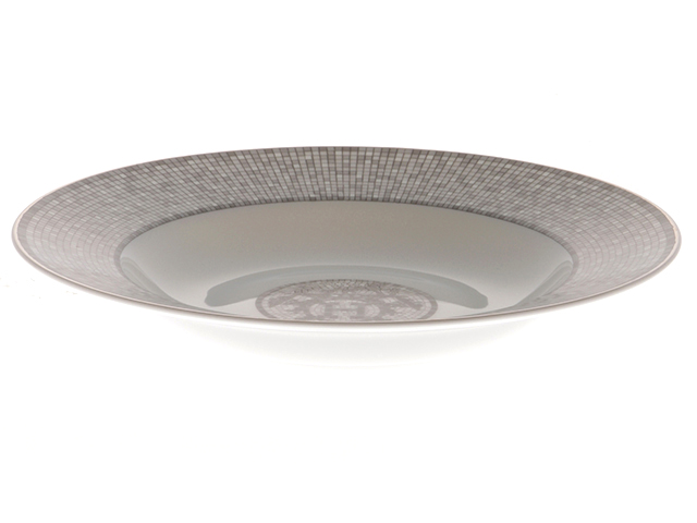 エルメス HERMES スーププレート〈モザイク24〉プラチナ　2枚　新品未使用 楽天市場】HERMES エルメス 小物 モザイク24 スーププレート 2枚セット