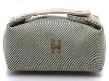 HERMES エルメス ブリッド・ア・ブラックPM ヴェールフォレ シルバー金具 2143000696410【432】