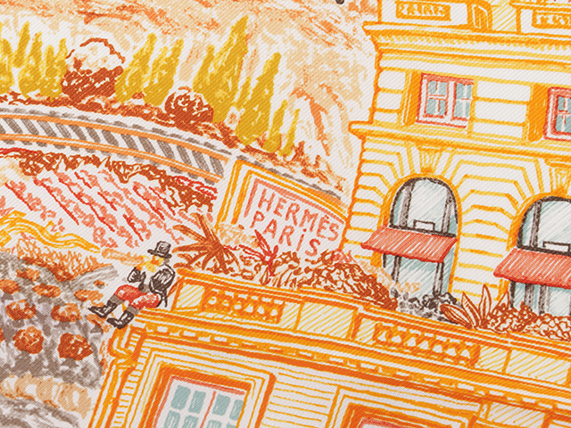 HERMES Les Folies du Faubourg スカーフ カレ90 Les Folies du Faubourg scarf 90 | Hermès Thailand