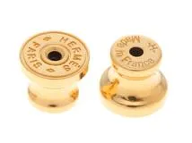 HERMES エルメス ピアス ミニ・ポップアッシュ ピアス H608002F B3 ラッカーメタル ローズ･メキシコ/イエローゴールドプレーテッド 未使用品【472】SJ