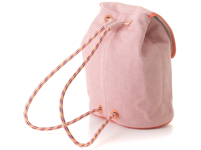 HERMES　エルメス　レ・カバン　バックパック　オレンジ　キャンバス　【472】HG