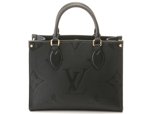 LOUIS VUITTON ルイ・ヴィトン オンザゴーPM ハンドバッグ モノグラム・アンプラント ノワール M45653 2143000697967  【205】 の購入なら「質」の大黒屋（公式）