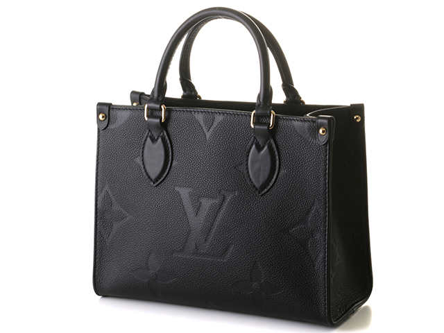 LOUIS VUITTON ルイ・ヴィトン オンザゴーPM ハンドバッグ モノグラム・アンプラント ノワール M45653 2143000697967  【205】 の購入なら「質」の大黒屋（公式）