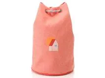 HERMES　エルメス　エポペ　ダッフルバッグ　オレンジ・SV金具　100％ウール【471】Ｉ