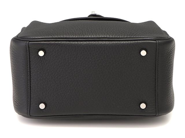 【大黒屋ECサイト・店頭限定】 HERMES エルメス ショルダーバッグ ミニリンディ ブラック・SV金具 トリヨンクレマンス W刻印・2024年頃製造【472】HA