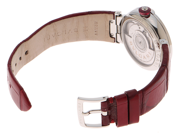 BVLGARI ブルガリ ルチェア SS/革 LU33C2SLD/11 SS/革