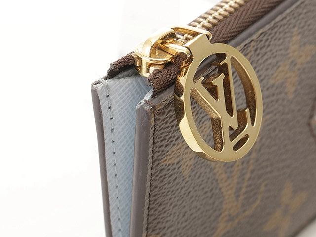 LOUIS VUITTON　ルイ・ヴィトン　ポルトカルト・ロミー　モノグラム　ブルーオランプ　カードケース　コインケース　M83602　2143000700476　【205】