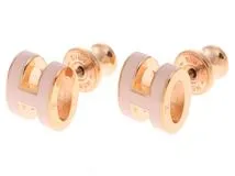 HERMES エルメス ポップアッシュ・ミニピアス ローズドラジェ PG GP