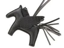 HERMES エルメス ロデオペガサスチャームPMタッチ ソーブラック