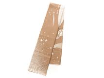 HERMES　エルメス　カレジェアン　CLAIR DE LUNE　キャメル　カシミヤ　H243430S 04　2143000702074　【432】