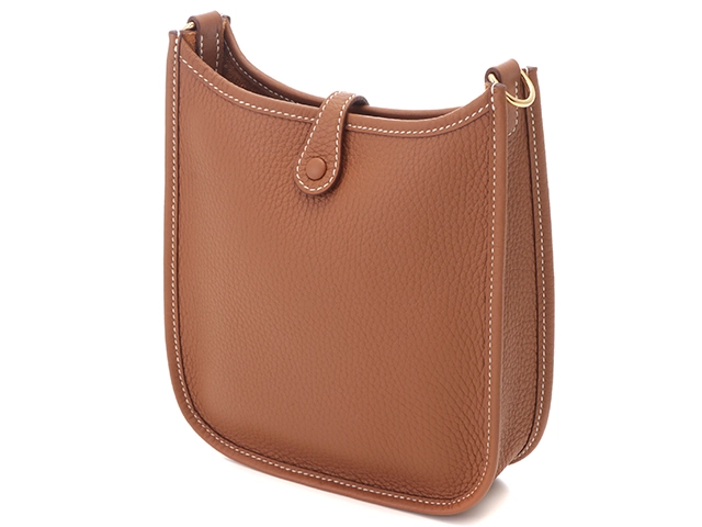 HERMES　エルメス　ショルダーバッグ　エヴリンTPM　ゴールド・GP金具　トリヨンクレマンス　W刻印・2024年頃製造【472】HA