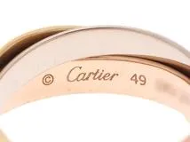 Cartier カルティエ 指輪 トリニティリング MM クラシックモデル 49号