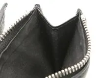 PRADA　プラダトライアングル　二つ折り財布　サフィアーノ　ブラック　1ML050【431】