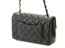 CHANEL　シャネル　ミニマトラッセ20　A69900　チェーンショルダー　ブラック/SV　ラムスキン　2143000704733【207】