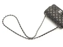 CHANEL　シャネル　ミニマトラッセ20　A69900　チェーンショルダー　ブラック/SV　ラムスキン　2143000704733【207】