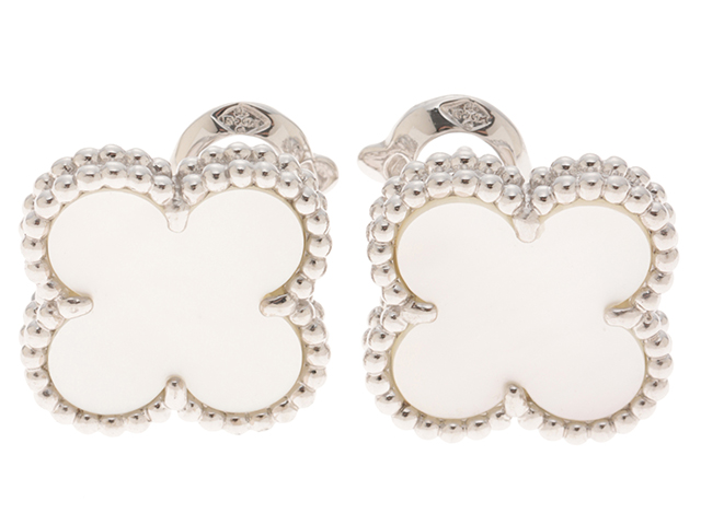 Van Cleef & Arpels ギヨシェ　ピアスオーダーストップ品 Van Cleef & Arpels - ヴァンクリーフ ギヨシェ ピアスの通販 by