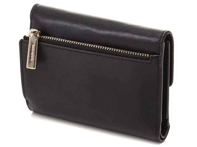 Kate spade　ケイトスペード　リーガンミディアムフラップウォレット　3つ折り財布　レザー　 ｶｰﾌ　2143000705488【208】