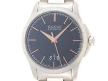 GUCCI グッチ 腕時計 Gタイムレス ブラック SS 126.4/YA126432 自動巻き