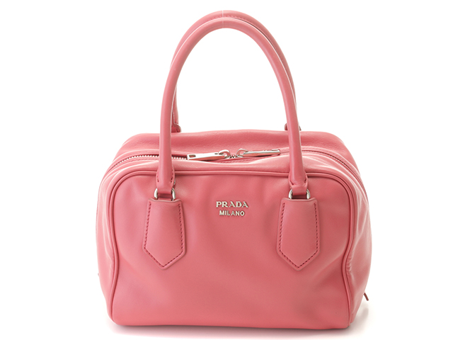 PRADA インサイドバッグ ピンク レザー 1BB011 【436】 2143000706423  