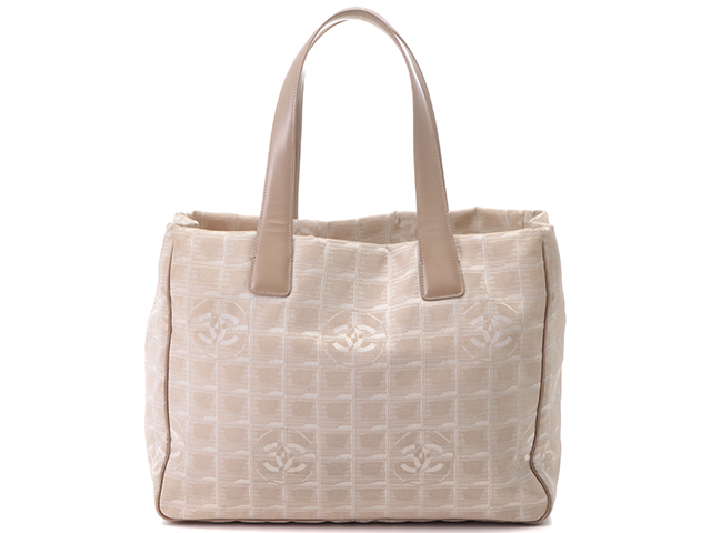 シャネル CHANEL ニュートラベルライン トートバッグ ベージュ