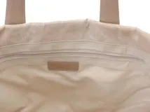 CHANEL　シャネル　ニュートラベルライントートMM　 ベージュ　GP　ナイロン　カーフ　A15991【431】2143000706683
