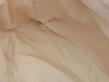 CHANEL　シャネル　ニュートラベルライントートMM　 ベージュ　GP　ナイロン　カーフ　A15991【431】2143000706683