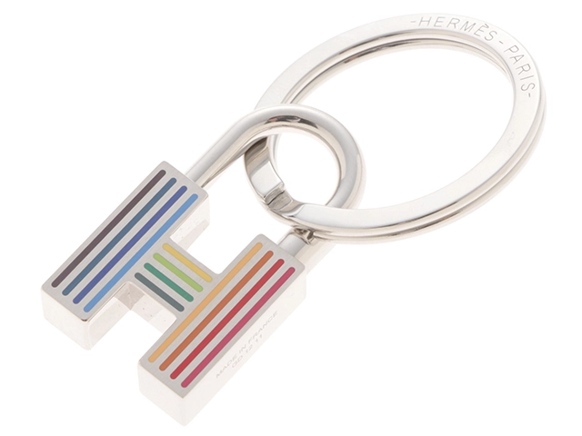 HERMES　エルメ　クイズ・レインボー　カデナ　キーホルダー　ＳＳ　H077309FP02　新品同様品【472】KS