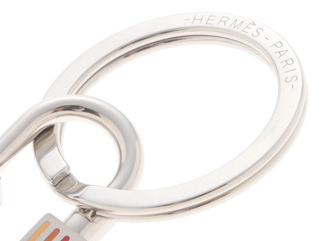 HERMES エルメ クイズ・レインボー カデナ キーホルダー SS H077309FP02 新品同様品【472】KS