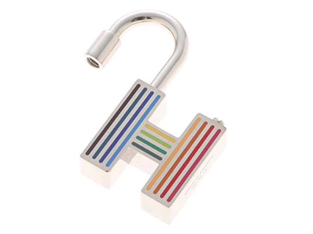 HERMES エルメ クイズ・レインボー カデナ キーホルダー SS H077309FP02 新品同様品【472】KS